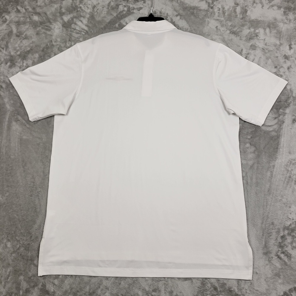 Peter Millar Summer Comfort Golf Polo Shirt White Men's XL Performance Logo - Picture 3 of 8
